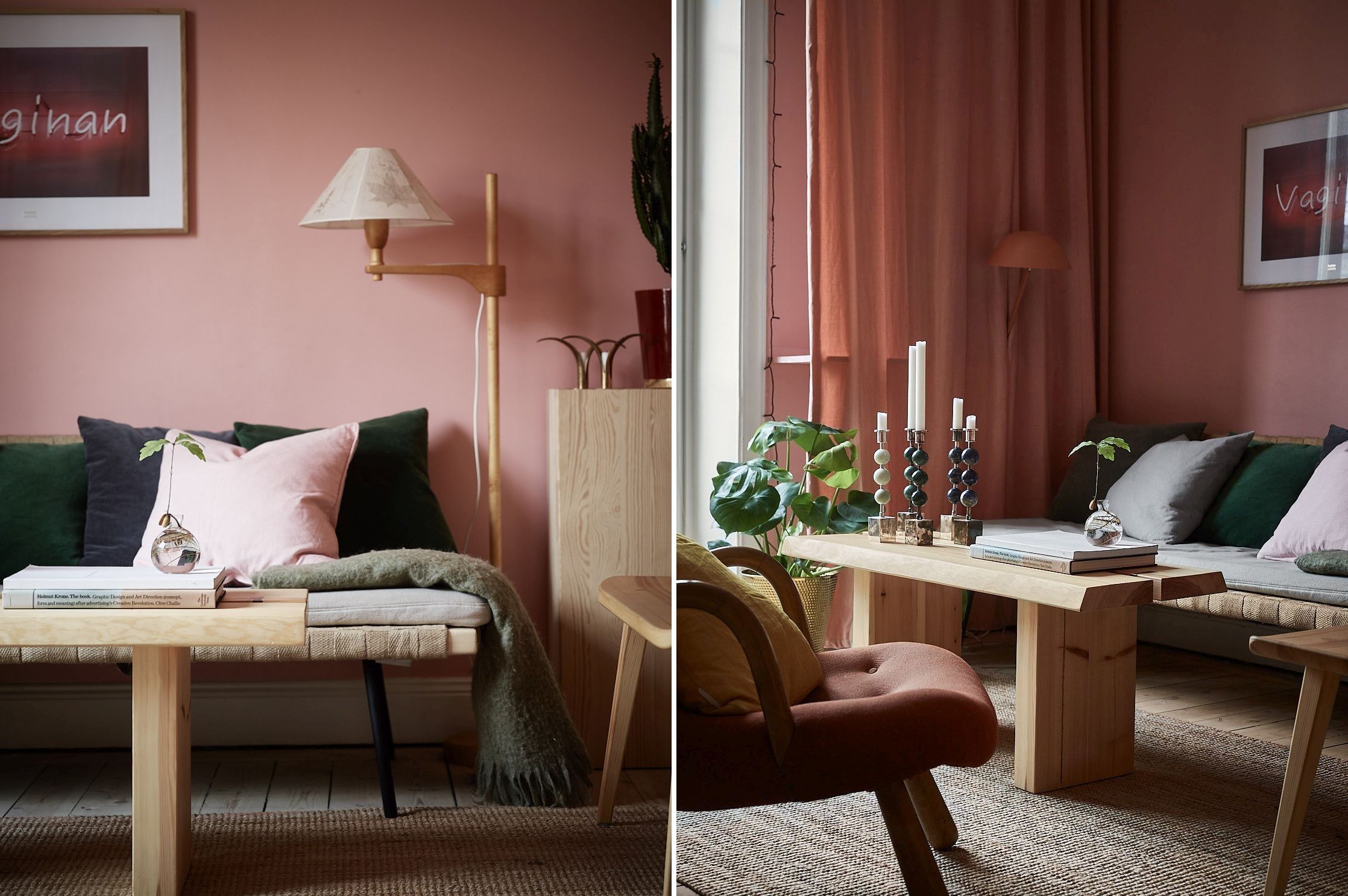 Home Tour: Småt men godt og lyserødt | KreaVilla