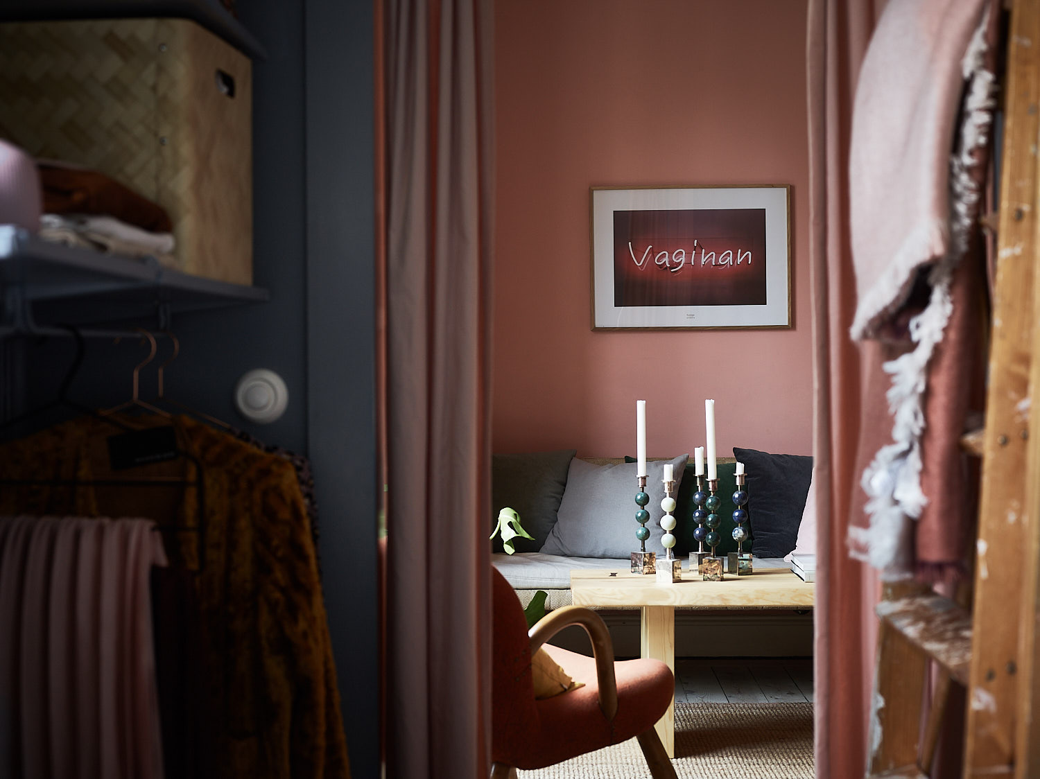 Home Tour: Småt men godt og lyserødt | KreaVilla