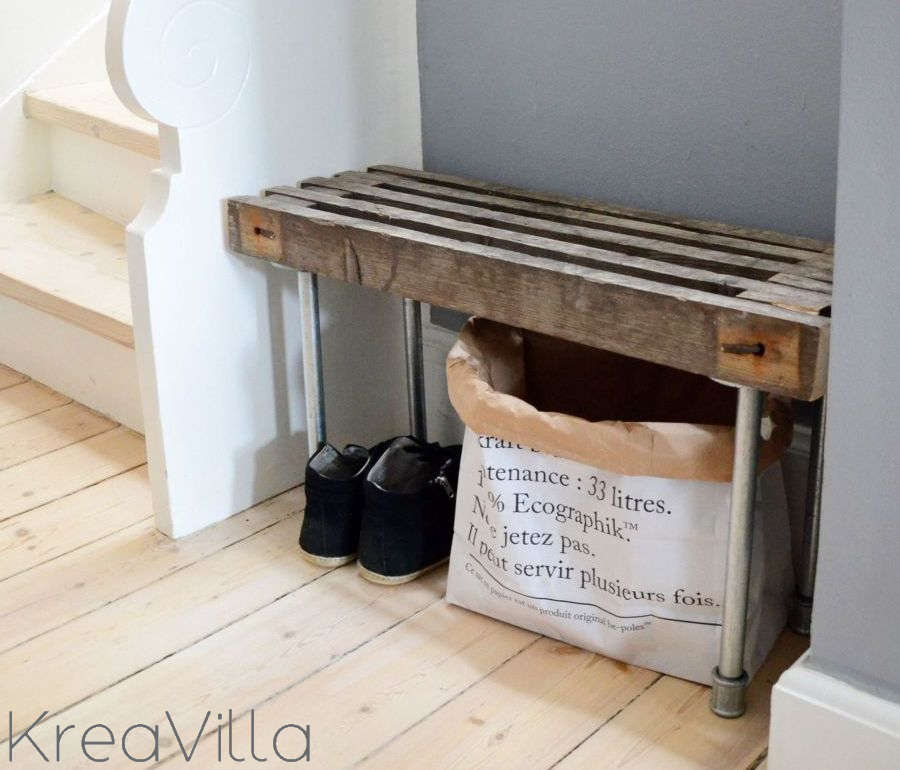 DIY: Bænk af treller | KreaVilla
